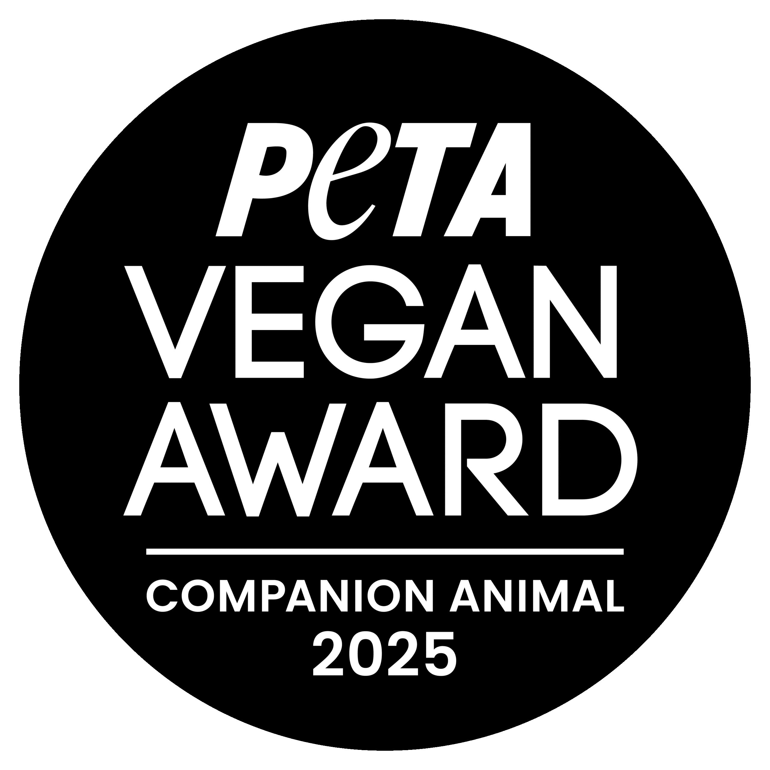 PETA Vegan Award 2025 Logo