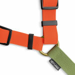 Lead harness - Outdoor FLEX - 5-way adjustable with handle - neon orange/green - Image 4
