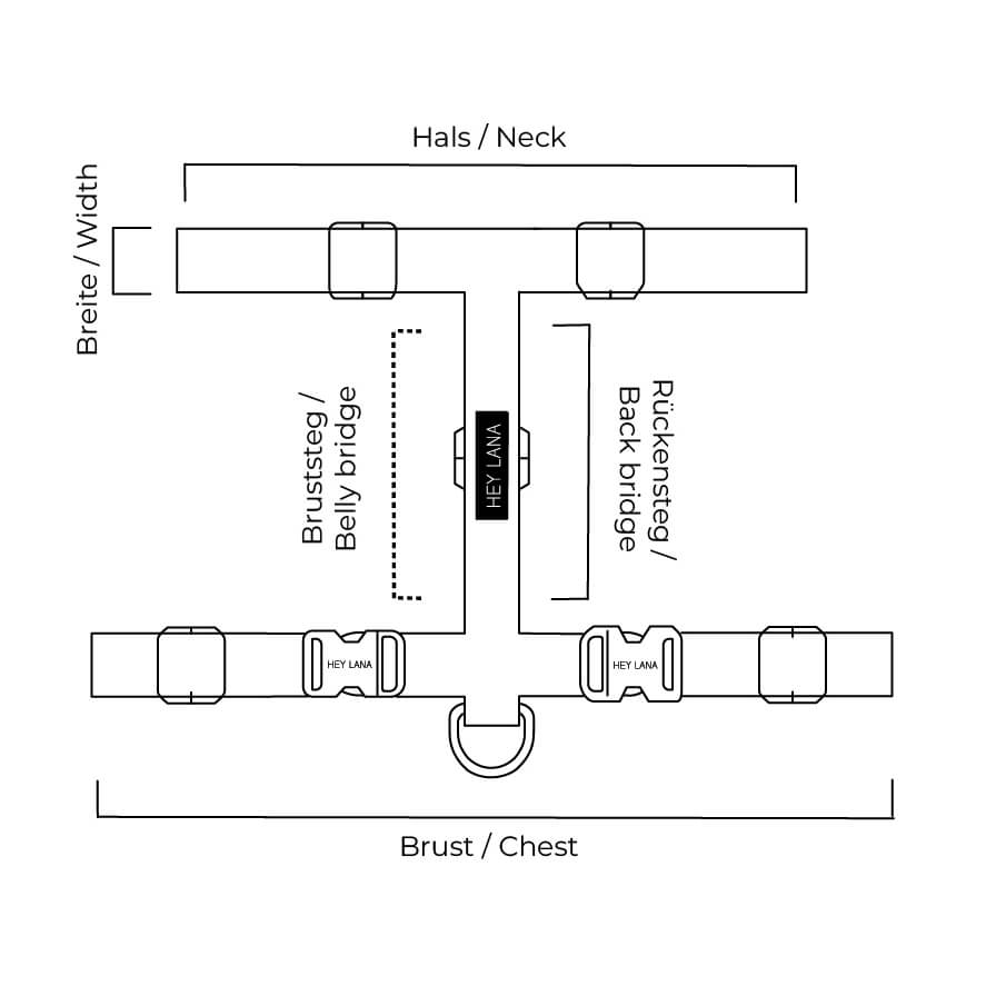Kunterbunt tableware Technical drawing