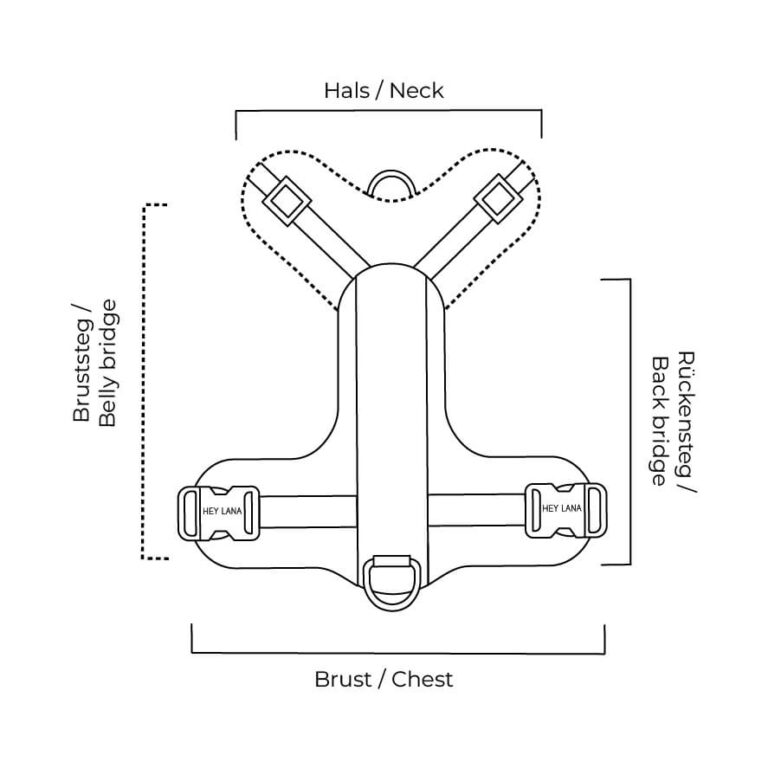 Tres Chic Geschirr Teschnischezeichnung