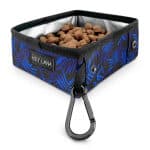 PfotenPicknick portabler Hunde Trink- und Fressnapf mit Futter