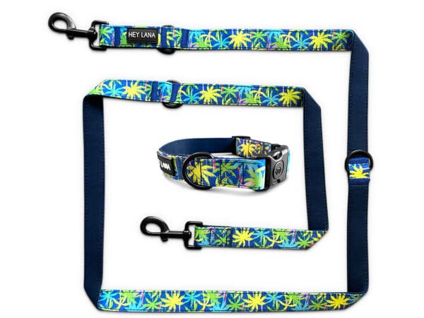 Kollektion Palm Beach als Set Hundehalsband und Leine