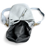 Premium Hunde Leckerlibeutel all in One in Grau innen