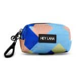 Kotbeutspender mocca blau von vorne