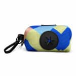 Kotbeutelspender in mocca blau von unten