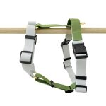 Outdoor Führgeschirr in Grau/Grün hängend