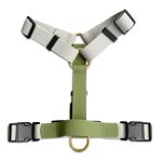 Outdoor Führgeschirr in Grau/Grün liegend