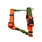 Lead harness - Outdoor FLEX - 5-way adjustable with handle - neon orange/green - Image 2