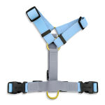 Lead harness - Outdoor FLEX - 5-way adjustable with handle - Taupe/Blue - Image 6