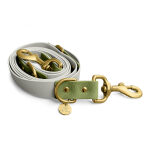 Outdoor Flex lead in gray / green rolled up