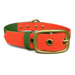 Dog collar Outdoor FLEX - Waterproof - Neon orange/green - Image 2
